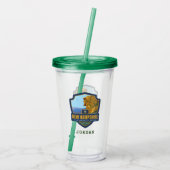 State Pride | New Hampshire Acryl Drinkbeker (Achterkant)