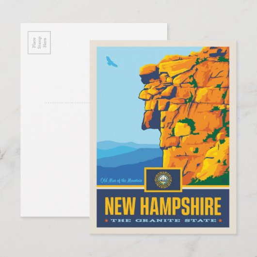 State Pride | New Hampshire Briefkaart (Voorkant / Achterkant)
