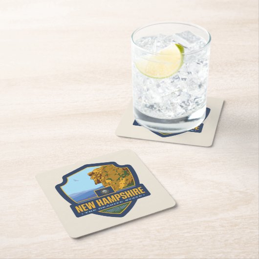 State Pride | New Hampshire Kartonnen Onderzetters (Insitu)