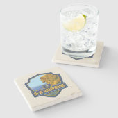 State Pride | New Hampshire Stenen Onderzetter (Zijkant)