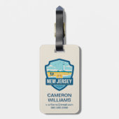 State Pride | New Jersey Bagagelabel (Achterkant verticaal)