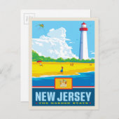 State Pride | New Jersey Briefkaart (Voorkant / Achterkant)