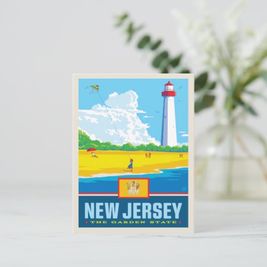 State Pride | New Jersey Briefkaart (Staand voorkant)