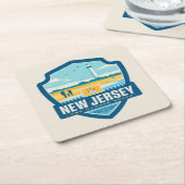 State Pride | New Jersey Kartonnen Onderzetters (Schuin)