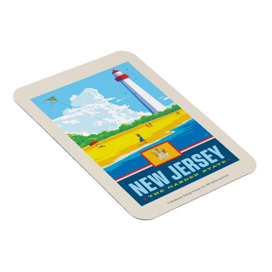 State Pride | New Jersey Magneet (Rechterzijde)