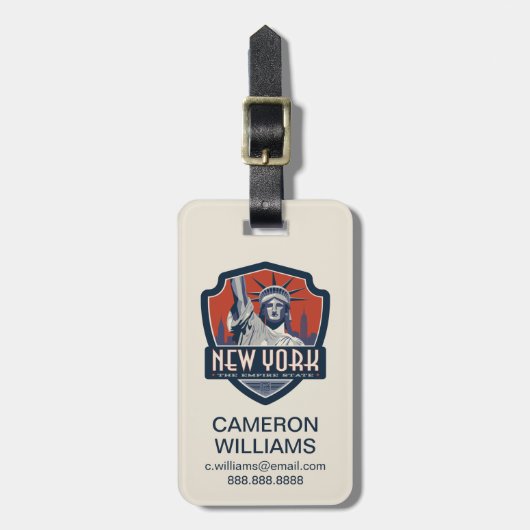 State Pride | New York Bagagelabel (Voorkant verticaal)