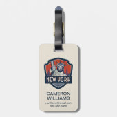 State Pride | New York Bagagelabel (Achterkant verticaal)