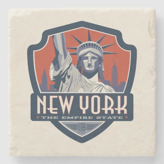 State Pride | New York Stenen Onderzetter (Voorkant)