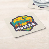 State Pride | Nieuw-Mexico Kartonnen Onderzetters (Schuin)