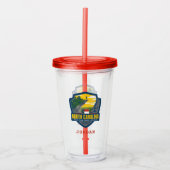 State Pride | North Carolina Acryl Drinkbeker (Voorkant)