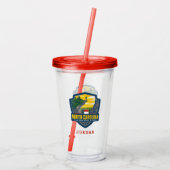 State Pride | North Carolina Acryl Drinkbeker (Achterkant)