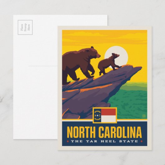 State Pride | North Carolina Briefkaart (Voorkant / Achterkant)