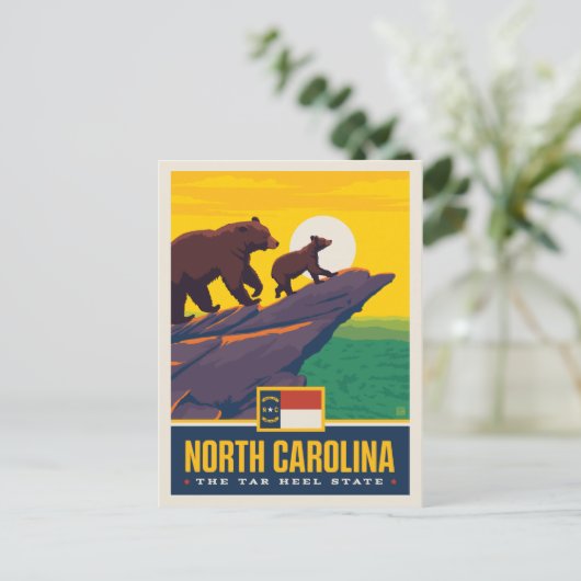 State Pride | North Carolina Briefkaart (Staand voorkant)