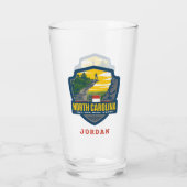 State Pride | North Carolina Glas (Achterkant)