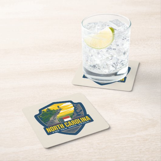 State Pride | North Carolina Kartonnen Onderzetters (Insitu)