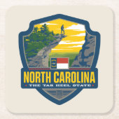 State Pride | North Carolina Kartonnen Onderzetters (Voorkant)