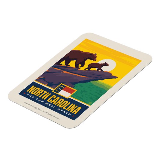 State Pride | North Carolina Magneet (Linkerzijde)