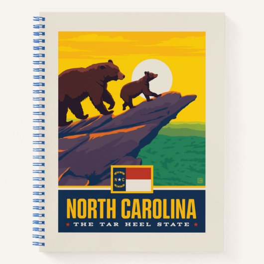 State Pride | North Carolina Notitieboek (Voorkant)