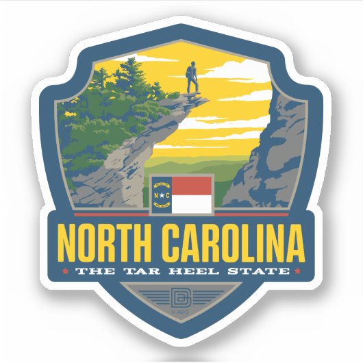 State Pride | North Carolina Sticker (Voorkant)