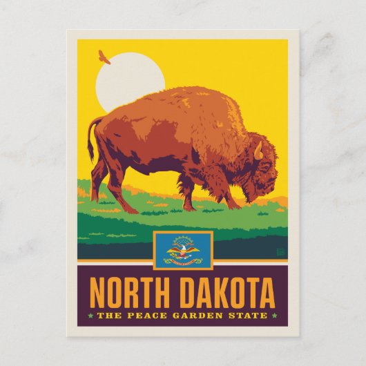 State Pride | North Dakota Briefkaart (Voorkant)