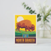 State Pride | North Dakota Briefkaart (Staand voorkant)