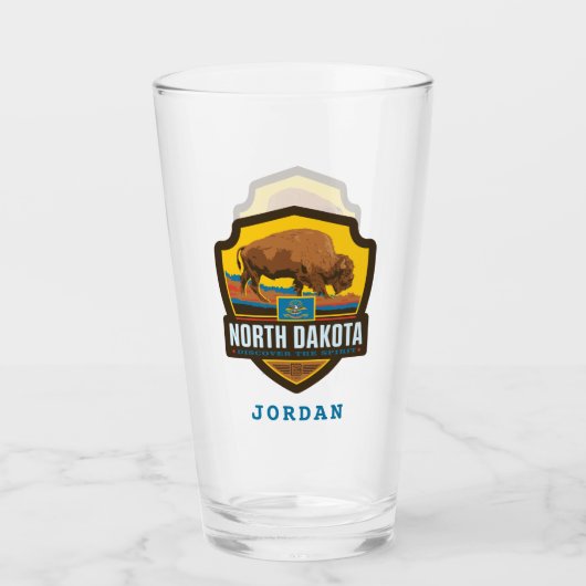 State Pride | North Dakota Glas (Voorkant)