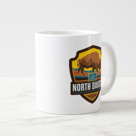 State Pride | North Dakota Grote Koffiekop (Voorkant rechts)