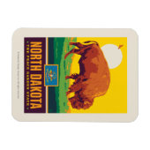 State Pride | North Dakota Magneet (Horizontaal)