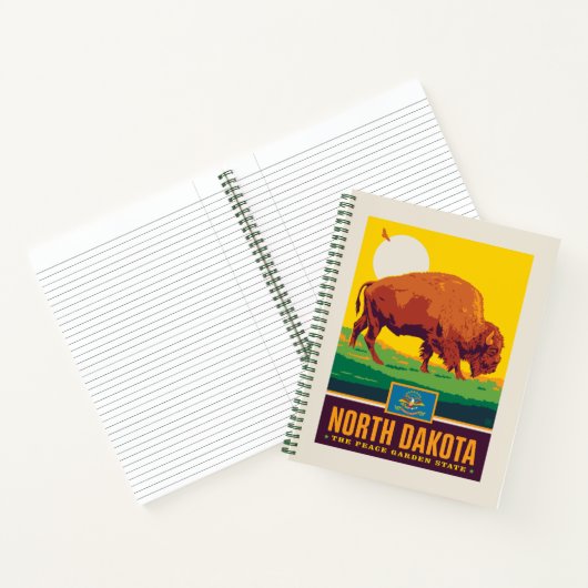 State Pride | North Dakota Notitieboek (Binnen)