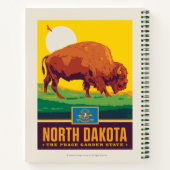 State Pride | North Dakota Notitieboek (Achterkant)