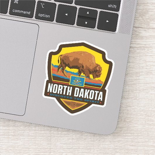 State Pride | North Dakota Sticker (Detail)