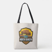 State Pride | North Dakota Tote Bag (Achterkant)