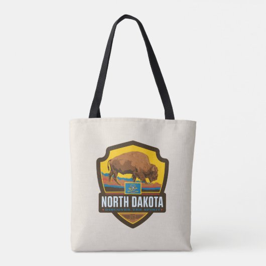 State Pride | North Dakota Tote Bag (Achterkant)