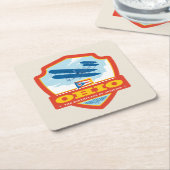 State Pride | Ohio Kartonnen Onderzetters (Schuin)