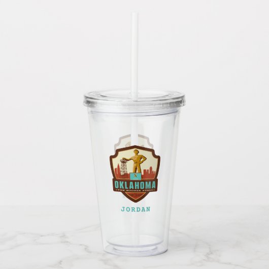 State Pride | Oklahoma Acryl Drinkbeker (Voorkant)