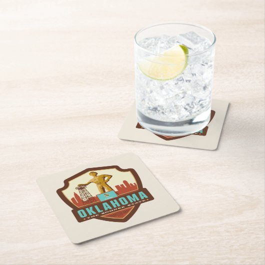 State Pride | Oklahoma Kartonnen Onderzetters (Insitu)