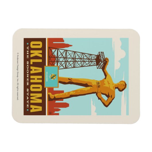 State Pride | Oklahoma Magneet (Horizontaal)