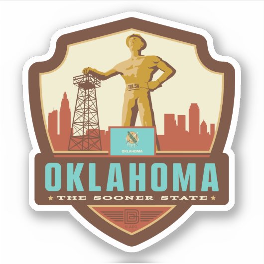 State Pride | Oklahoma Sticker (Voorkant)