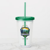 State Pride | Oregon Acryl Drinkbeker (Voorkant)