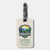 State Pride | Oregon Bagagelabel (Achterkant verticaal)