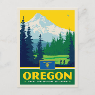 State Pride Oregon Briefkaart