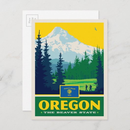 State Pride | Oregon Briefkaart (Voorkant / Achterkant)