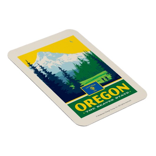 State Pride | Oregon Magneet (Rechterzijde)