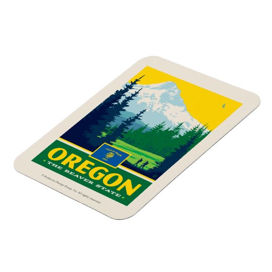 State Pride | Oregon Magneet (Linkerzijde)