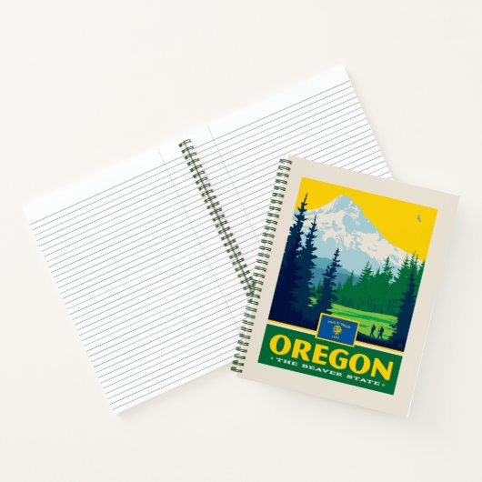 State Pride | Oregon Notitieboek (Binnen)