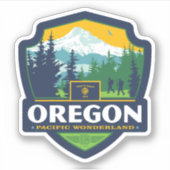 State Pride | Oregon Sticker (Voorkant)