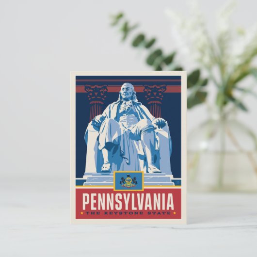 State Pride | Pennsylvania Briefkaart (Staand voorkant)