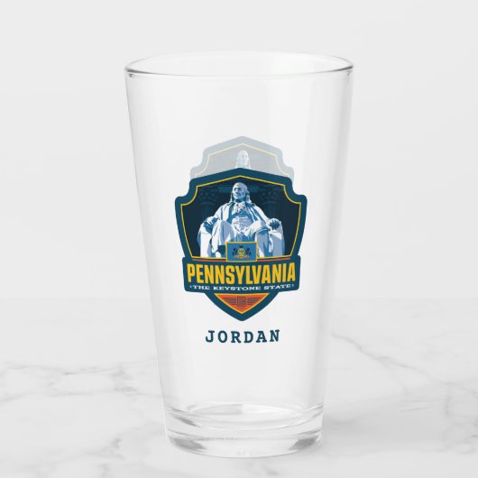 State Pride | Pennsylvania Glas (Achterkant)