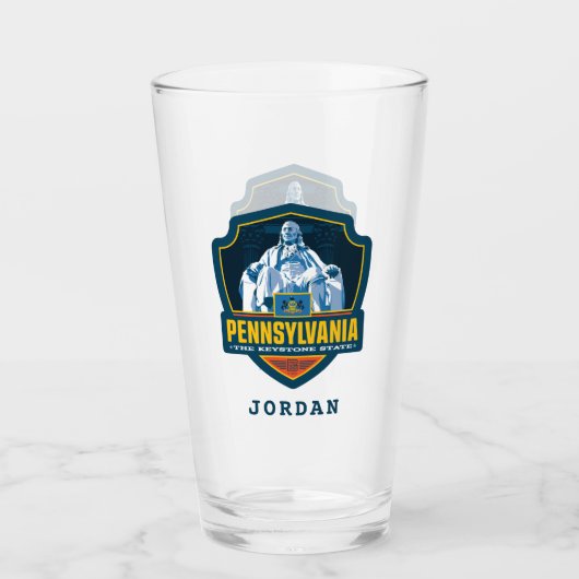 State Pride | Pennsylvania Glas (Voorkant)