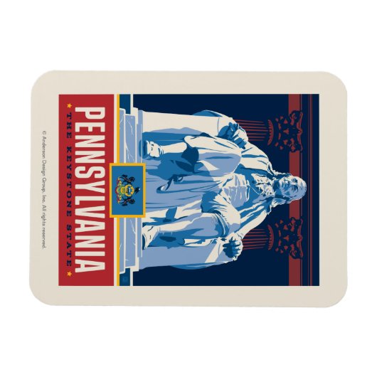 State Pride | Pennsylvania Magneet (Horizontaal)